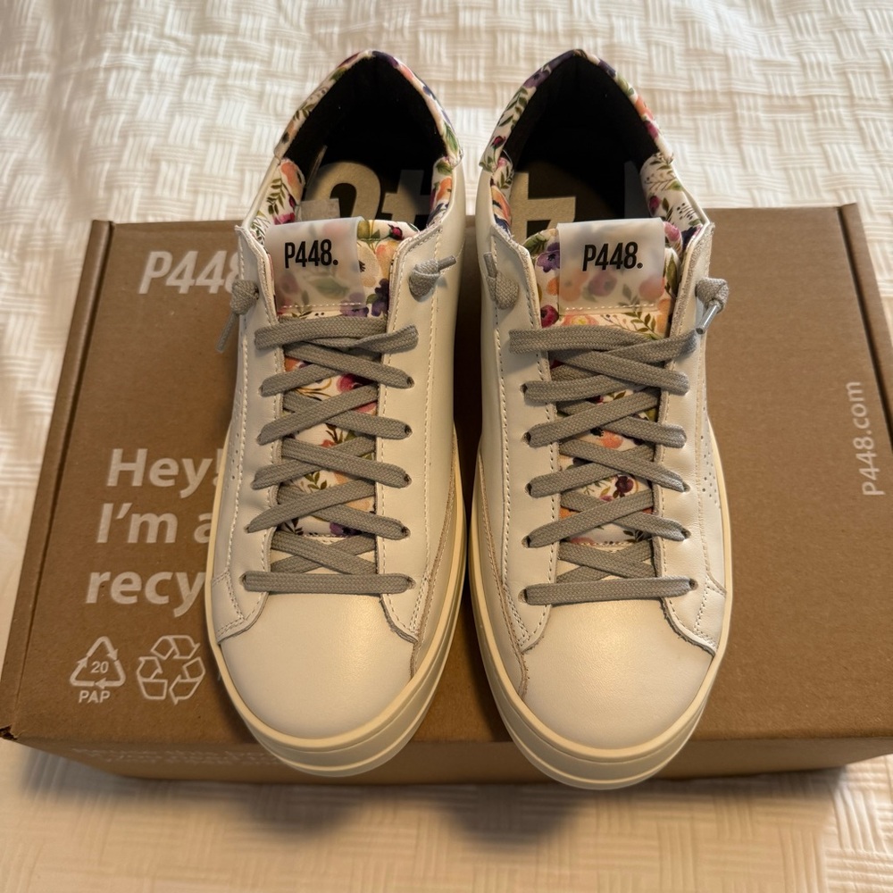 ❤️ P448 John Floral Sneakers